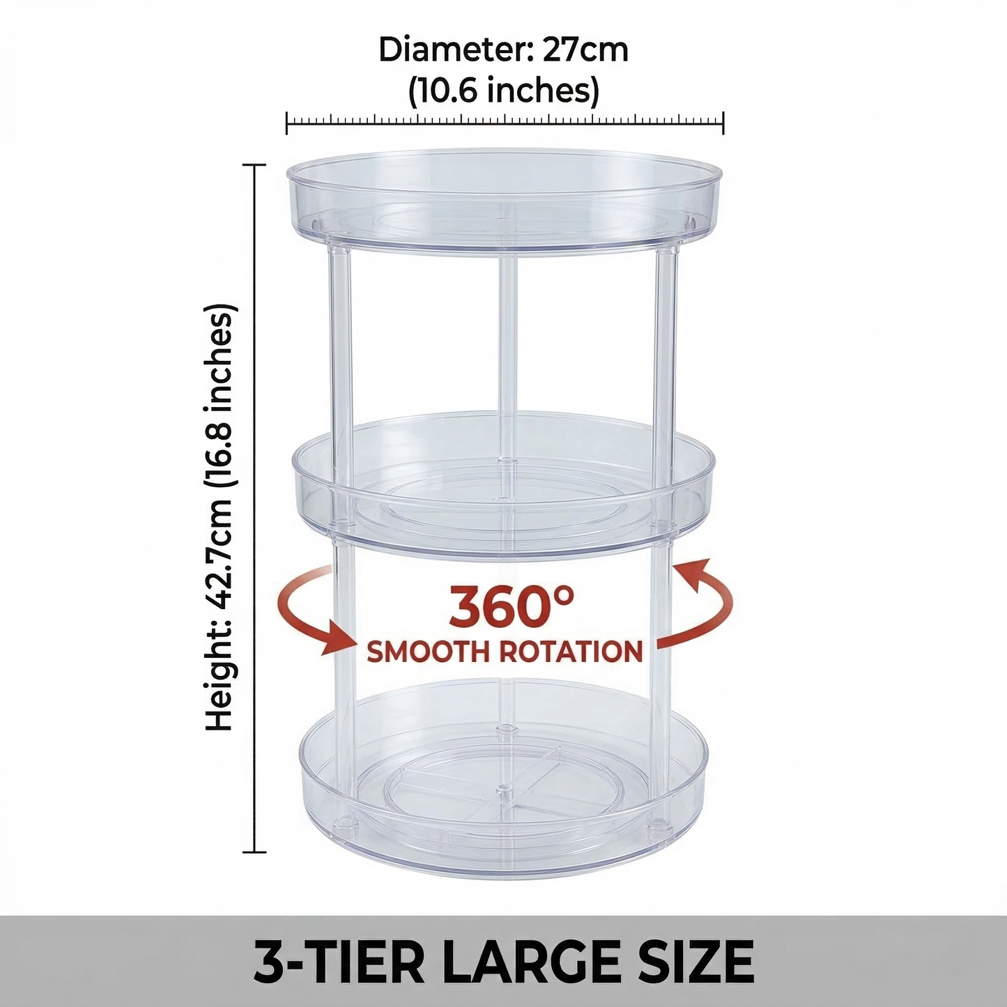 Bytechan® Multi-functional Rotating Storage Rack