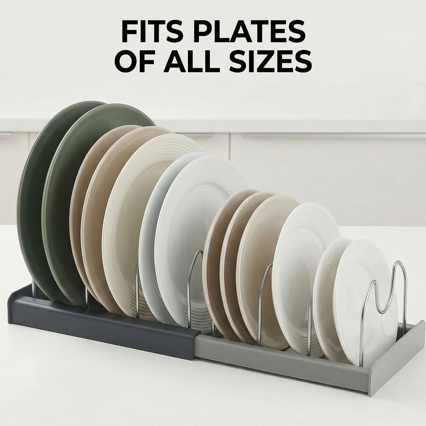 Bytechan® Expandable Countertop Storage Rack