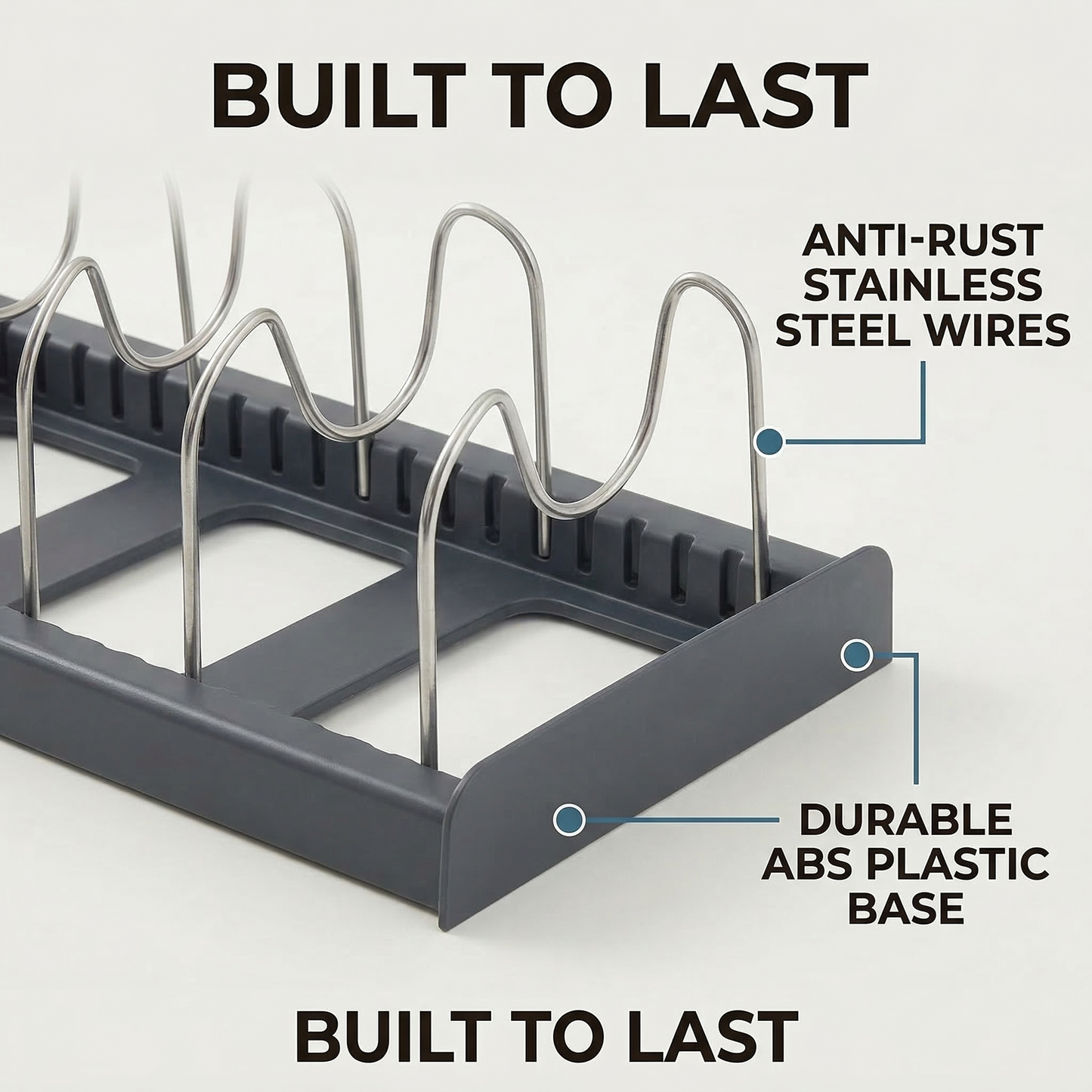 Bytechan® Expandable Countertop Storage Rack